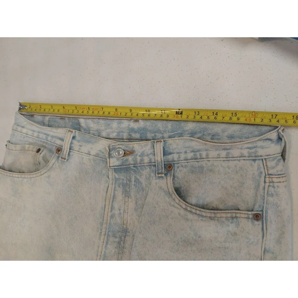 Levi's Acid Wash Jeans 501-0108 Botton Fly 36x31 Made in USA